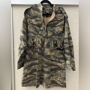 ZARA SRPLS  military camo dress short